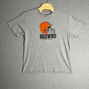 NFL Men's Gray Cleveland Browns Football Team Apparel‎ T-Shirt Size XL